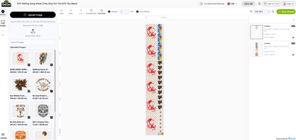 DTF Rolling Gang Sheet | Pay Only For The DTF You Need